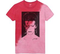 David Bowie Men's Aladdin Sane T-Shirt in Red | Size: Large David Bowie Red L