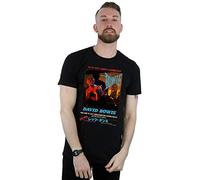 David Bowie Men's Asian Poster T-Shirt Black X-Large