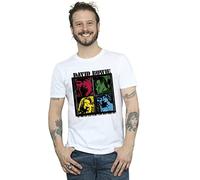 David Bowie Men's at The Kit Kat Club Pop Art T-Shirt White Large