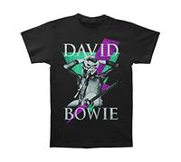 David Bowie Men's Heroes Court T-Shirt, Black, Small
