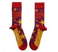 David Bowie Men's Infill Stars Ankle Socks in Purple | Size: 4-7 David Bowie Purple 4-7