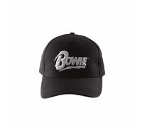 David Bowie Men's Logo Baseball Cap in Black David Bowie Black One Size