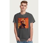 David Bowie Men's Low Album Cover T-Shirt in Dark Grey | Size: Medium David Bowie Dark Grey M
