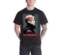David Bowie Men's Low Portrait Short Sleeve T-Shirt