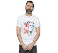 David Bowie Men's Mono Stare T-Shirt White Medium