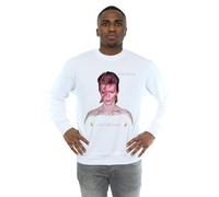 David Bowie Men's My Love For You Sweatshirt in White | Size: 4XL David Bowie White 4XL
