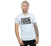 David Bowie Men's Photo Collage T-Shirt Sport Grey Small