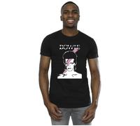 David Bowie Men's Pink Flash T-Shirt in Black | Size: Medium David Bowie Black M