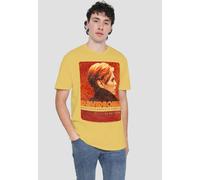 David Bowie Men's Stage Tour Berlin 78 T-Shirt, Banana in Yellow | Size: 3XL David Bowie Yellow 3XL