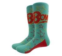 David Bowie Men's Stars Ankle Socks in Dark Green | Size: 7-11 David Bowie Dark Green 7-11