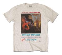 David Bowie Men's T-Shirt in Light Sand | Size: 2XL David Bowie Light Sand 2XL