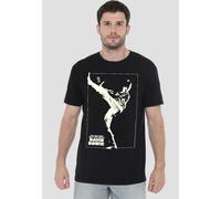 David Bowie Men's The Man Cover T-Shirt, Black | Size: 2XL David Bowie Black 2XL