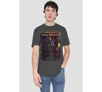 David Bowie Men's Ziggy Stardust Album T-Shirt, Charcoal | Size: Medium David Bowie Charcoal M
