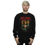 David Bowie Men's Ziggy Stardust Spider Sweatshirt Black X-Large