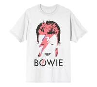 David Bowie Men's Ziggy Stardust T-Shirt White XX-Large