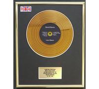DAVID BOWIE /MINI GOLD DISC DISPLAY/LIMITED EDITION/COA/ LETS DANCE