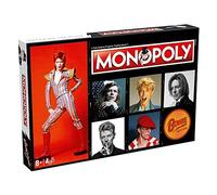 Winning Moves David Bowie Monopoly Board Game, Advance to Heroes, Diamond Dogs, Aladdin Sane and Hunky Dory, build stages and stadiums and bankrupt your fellow Kooks, gift for players aged 8 plus