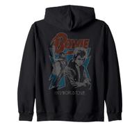 David Bowie Music Rock Tour 72 Zip Hoodie