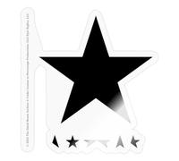 David Bowie Official Blackstar Album Cover Sticker Size S (10 x 10 cm)