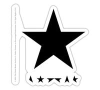 David Bowie Official Blackstar Album Cover Sticker Size S (10 x 10 cm)
