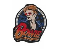 David Bowie Patch Badge Embroidered Iron on Applique Patch Accessory