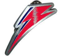 David Bowie Pin Flash Badge in Red David Bowie Red