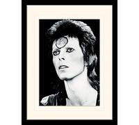David Bowie "Portrait Mounted and Framed Print, Multi-Colour, 30 x 40 cm