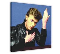 David Bowie Poster Canvas Poster Wall Art Decor Print Picture Paintings for Living Room Bedroom Decoration 12x12inch(30x30cm)