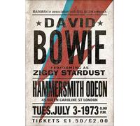 David Bowie Poster Vintage Rock Singer Indie Pop Glam Rock London Wall Art Picture A4