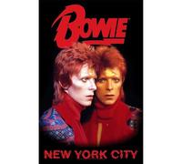 David Bowie Poster York City Textile Flag 70cm x 106cm One Size