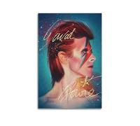 David Bowie Print Album Cover Signed Limited , Music Album Cover ,Pop Hip Hop Rap Singer Star Music Poster Aesthetic Canvas Wall Art for Girl And Boy Teens Dorm Decor 16x24inch(40x60cm) Unframe-style