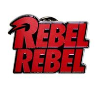 David Bowie Rebel Rebel Pin Badge One Size