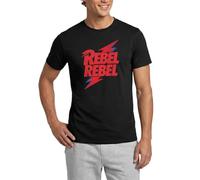 David Bowie Rebel Rebel with Flash Men's T-Shirt