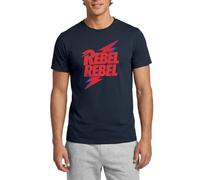 David Bowie Rebel Rebel with Flash Men's T-Shirt