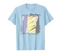 David Bowie - Scary Monsters Abstract T-Shirt, Men, Baby Blue, 3X-Large