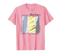 David Bowie - Scary Monsters Abstract T-Shirt, Men, Pink, 3X-Large