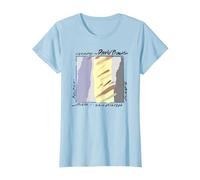 David Bowie - Scary Monsters Abstract T-Shirt, Women, Baby Blue, X-Large