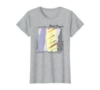 David Bowie - Scary Monsters Abstract T-Shirt, Women, Heather Grey, Small