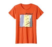David Bowie - Scary Monsters Abstract T-Shirt, Women, Orange, Medium