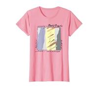 David Bowie - Scary Monsters Abstract T-Shirt, Women, Pink, Large