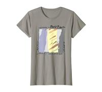 David Bowie - Scary Monsters Abstract T-Shirt, Women, Slate Grey, XX-Large