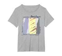 David Bowie - Scary Monsters Abstract T-Shirt, Women's Plus, Heather Grey, 2X
