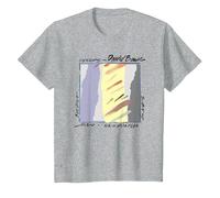 David Bowie - Scary Monsters Abstract T-Shirt, Youth, Heather Grey, 3T
