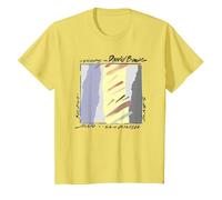 David Bowie - Scary Monsters Abstract T-Shirt, Youth, Lemon Yellow, 3T