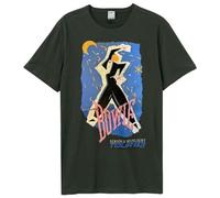 Amplified Unisex Adult Serious Moonlight David Bowie T-Shirt (L) (Charcoal)