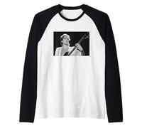 David Bowie Serious Moonlight Tour by Virginia Turbett Raglan Baseball Tee