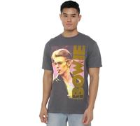 David Bowie Smallokin Unisex T Shirt, Charcoal, Large