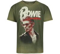 David Bowie Smoking T-Shirt green XL