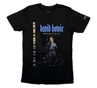 David Bowie Something in the Air Live In Paris T-Shirt in Black | Size: Medium David Bowie Black M