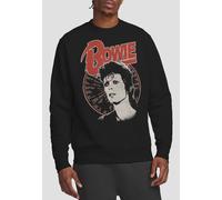 David Bowie Space Oddity Crew Sweatshirt, Black | Size: Small David Bowie Black S